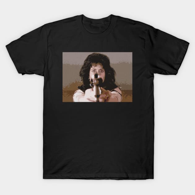 Goodfellas with Henry and Karen Hill Gun Scene T-Shirt by Tracy Daum